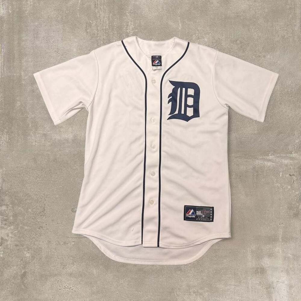 Majestic Detroit Tigers Johnny Damon 18 Baseball Jersey